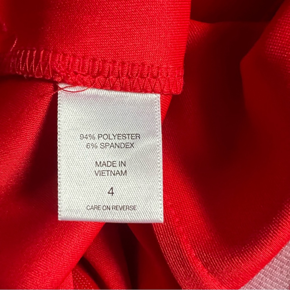 NY&CO Red Pencil Skirt Size 4 - Picture 3 of 7